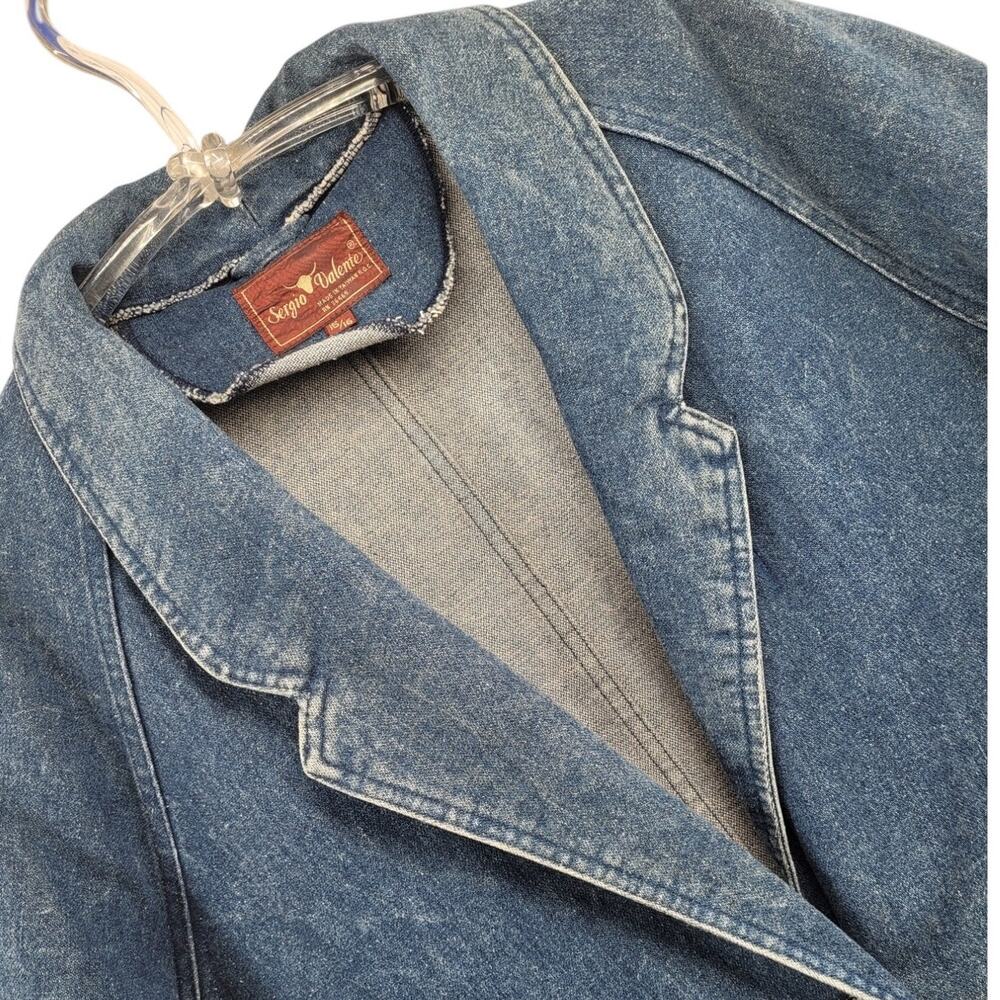 Sergio Valente Denim‎ Duster Coat 80s 90s Western Longline Classic